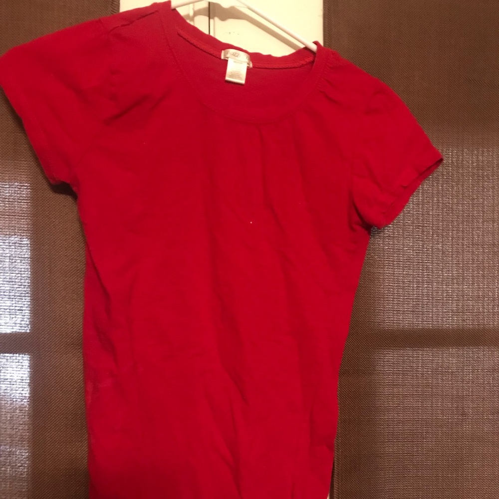 Adult Small/Medium Red Crew Neck T shirt